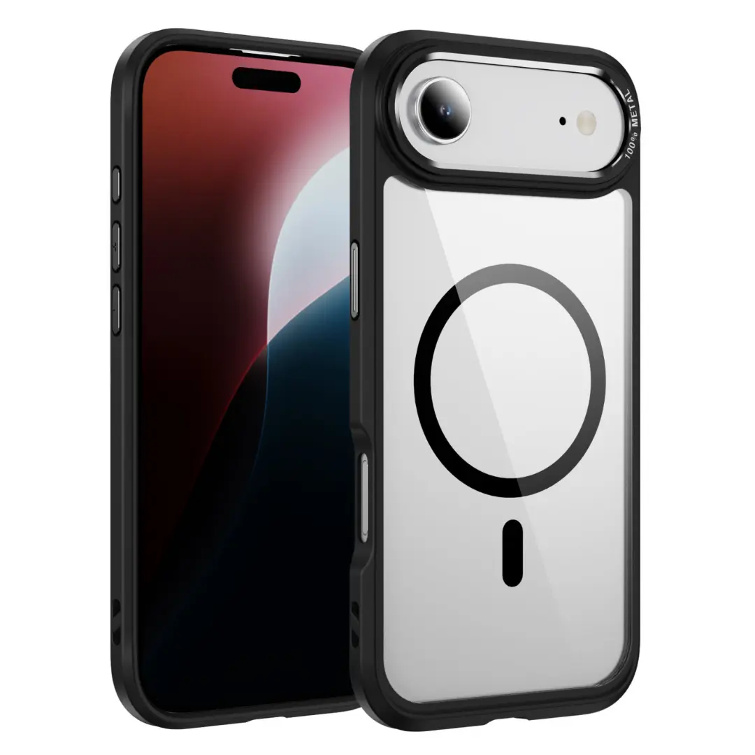 iPhone 17 Air Magsafe Clear Eco Twotone Case Black